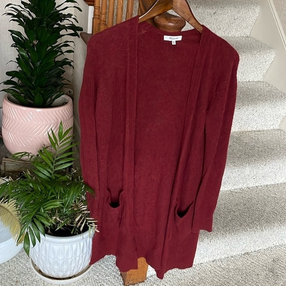 Madewell Wool Alpaca Comfy Maxi Cardigan - Picture 2 of 15